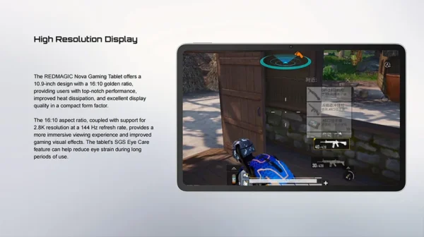 Redmagic Gaming Tablet 10.9" High End Tablet, Android 14, OLED 120Hz Screen, Snapdragon 8 Gen 3, 10100mAh Battery, 50MP Camea. - Image 20