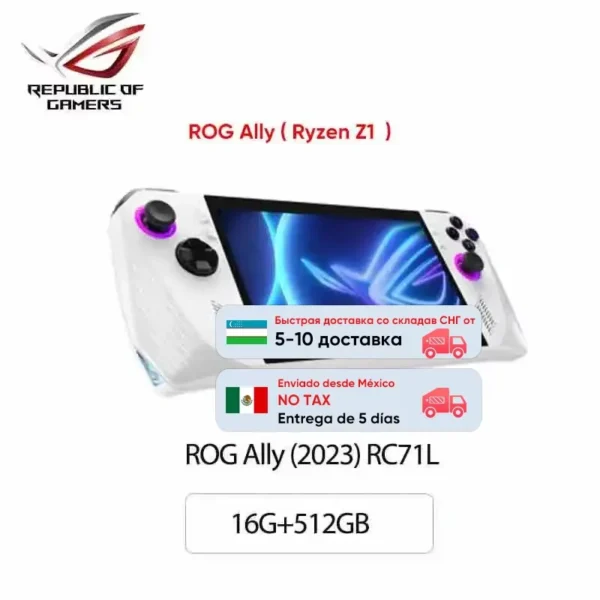 Asus ROG Ally (2023) RC71L Ryzen Z1 Extreme, High End Handheld Game Player Game Console, 7 Inch 120Hz IPS,  Windows 11 - Image 7